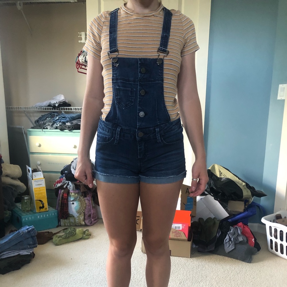 Overall Shorts